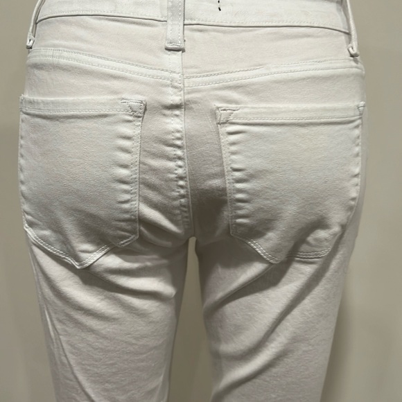 KanCan Brianna White Mid Rise Ankle Skinny Jeans Size 5/26 - Picture 8 of 11